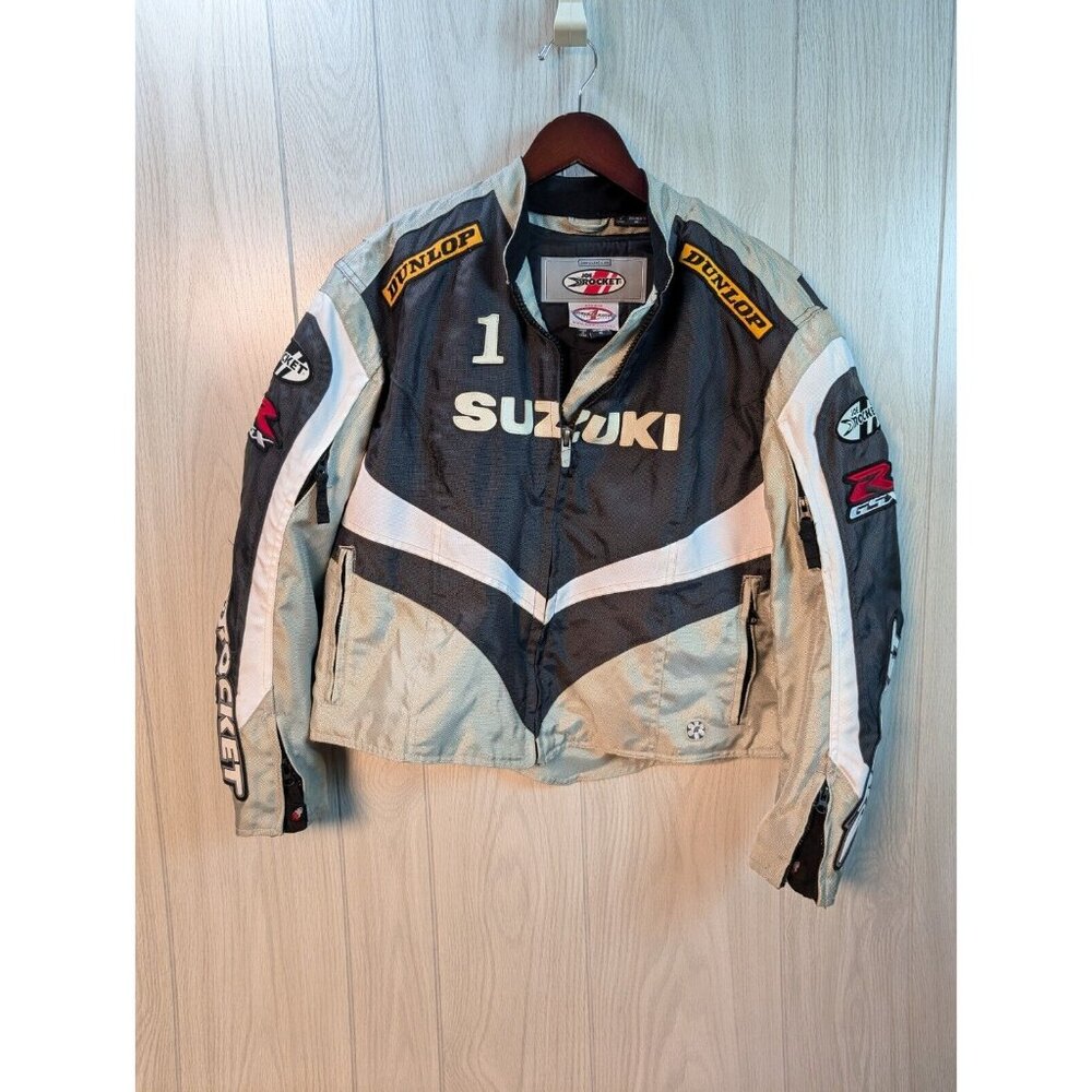 Joe Rocket Suzuki GSX Padded Motorcycle Jacket Nylon Zip Out Liner Womens XL